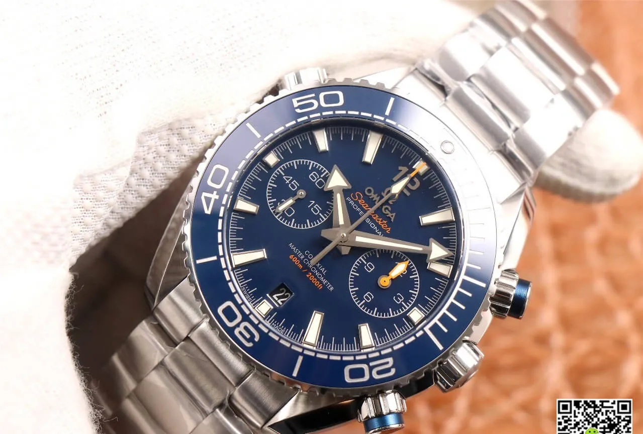 Omega Seamaster 215.30.46.51.03.001 OM Factory 1:1 Best Edition Replica Watch V3 Blue Bezel
